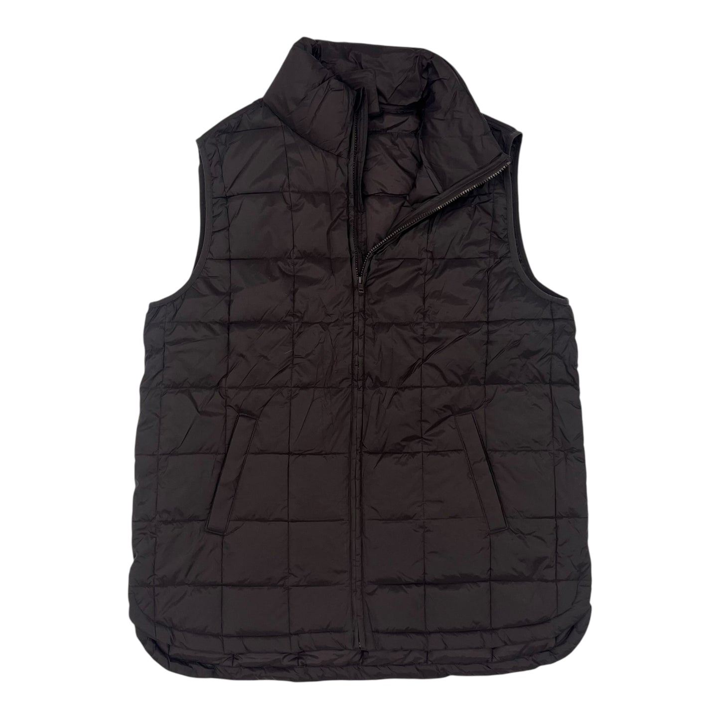 Vest Puffer & Quilted By Gap In Brown, Size:Xl