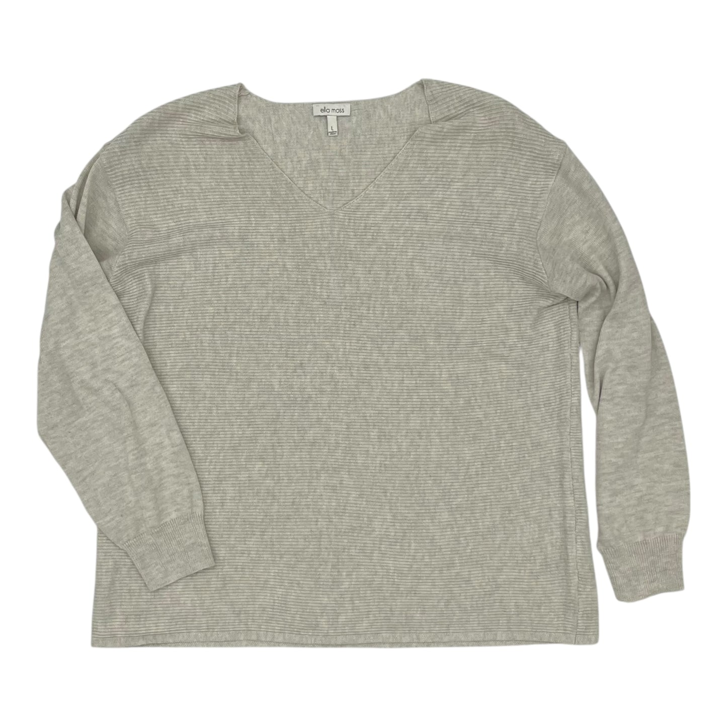 Sweater By Ella Moss In Cream, Size:L