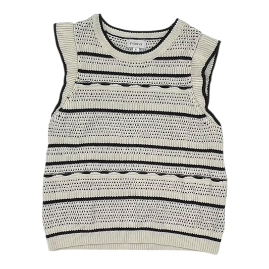 Vest Sweater By Evereve In Cream, Size:M