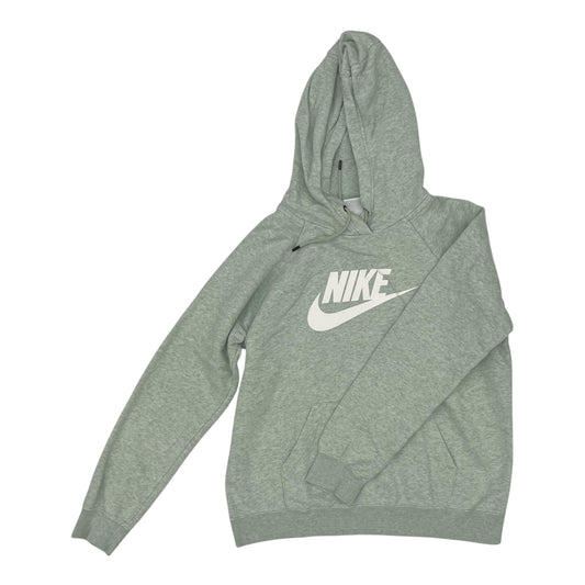 Athletic Sweatshirt Hoodie By Nike In Green, Size:M