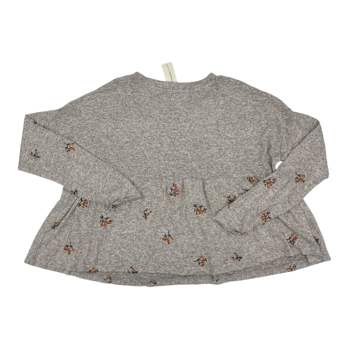 Top Ls By Alya In Grey, Size:L
