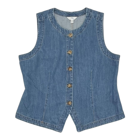 Vest Other By Time And Tru In Blue Denim, Size:Xl