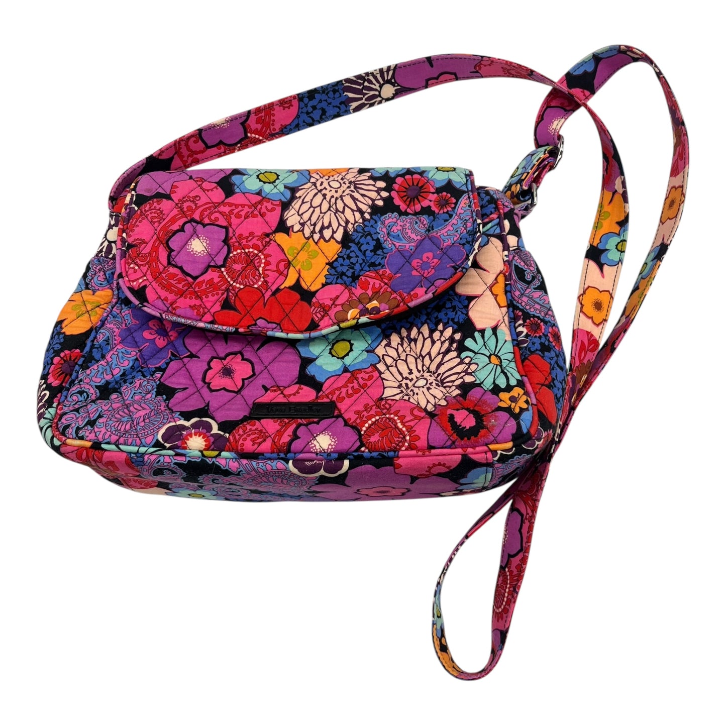 Crossbody By Vera Bradley In Floral Print, Size:Medium