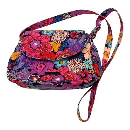Crossbody By Vera Bradley In Floral Print, Size:Medium