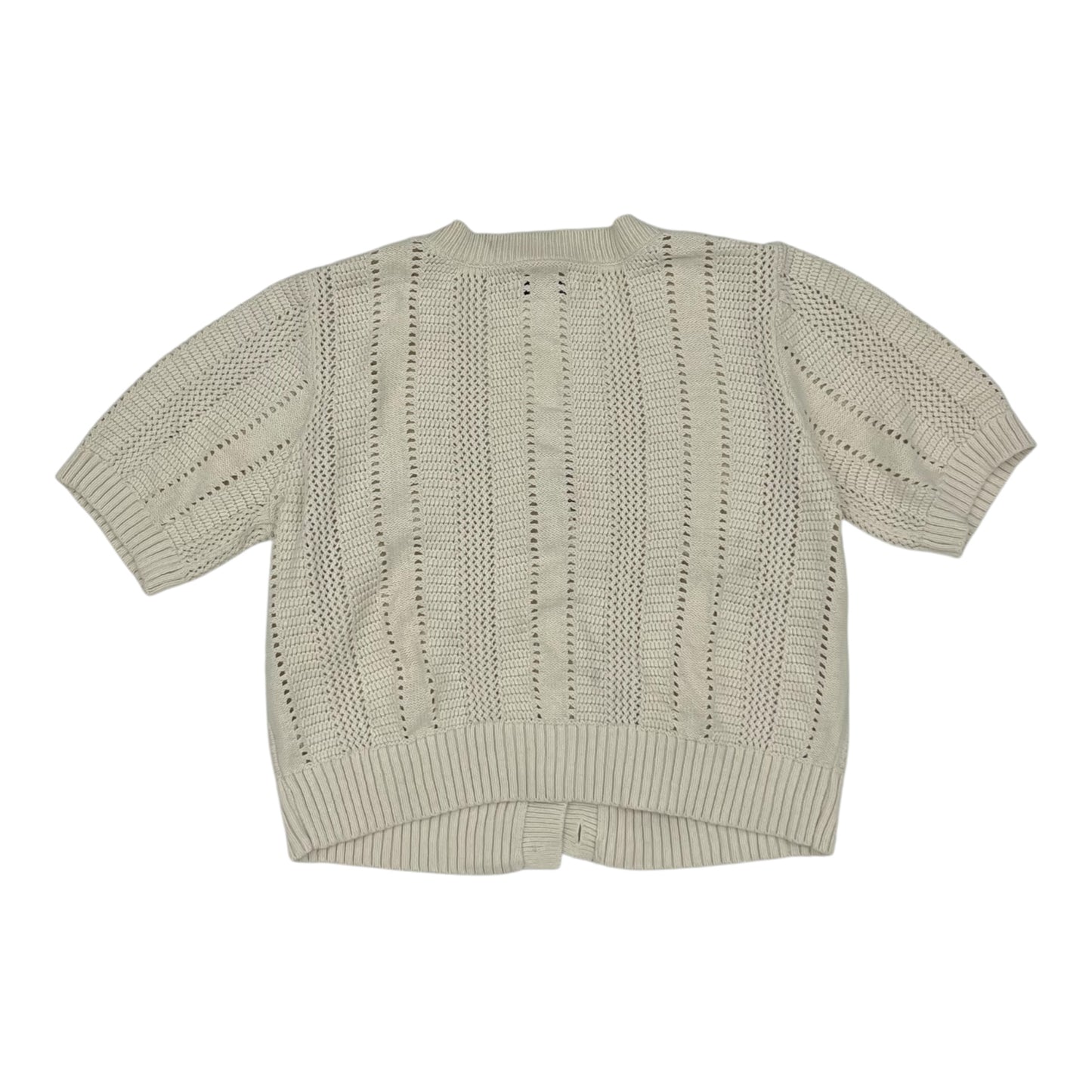 Sweater Cardigan By Sonoma In Cream, Size:Xl
