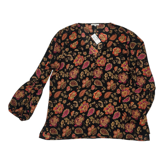 Blouse Ls By Maurices In Black & Red, Size:Xl