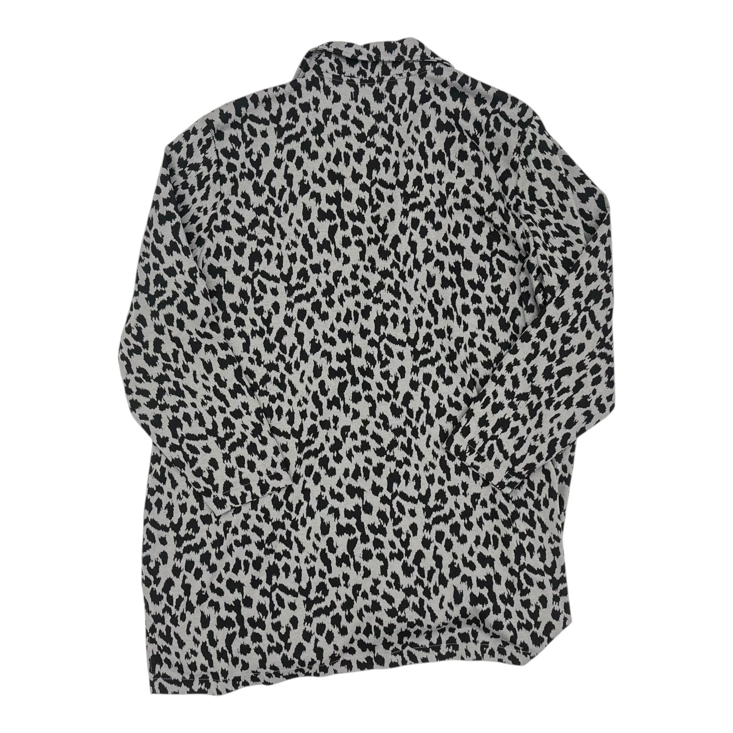 Cardigan By Maurices In Black & Grey, Size:3X