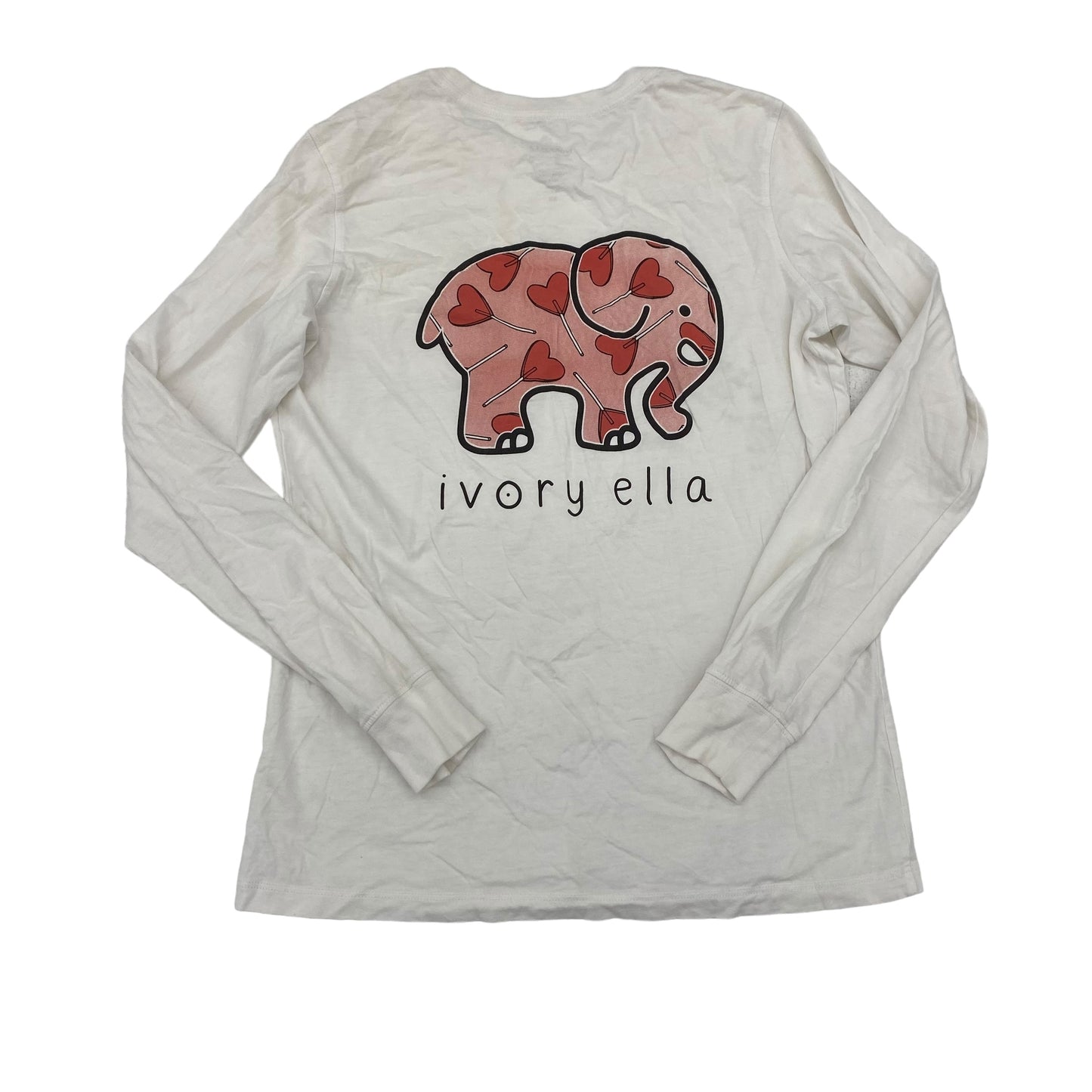 WHITE TOP LS by IVORY ELLA Size:XS