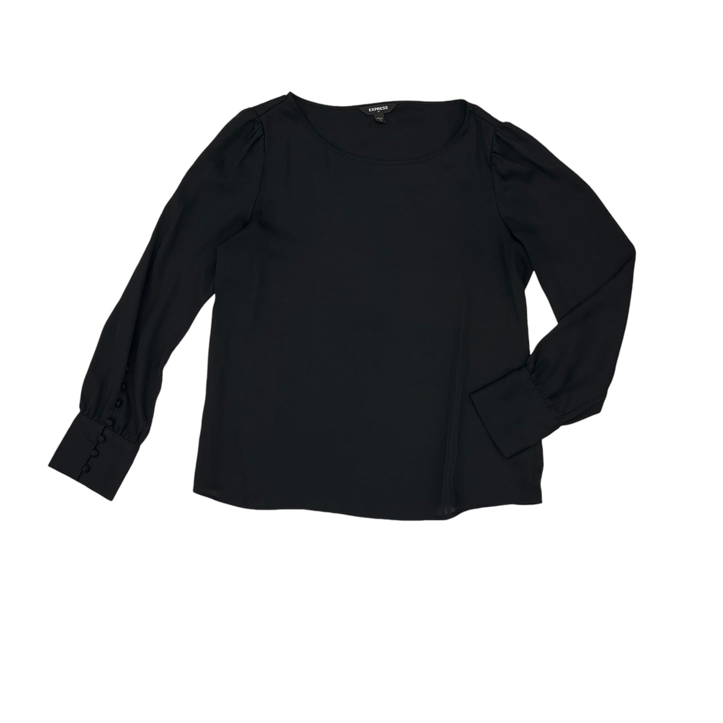 BLACK BLOUSE LS by EXPRESS Size:M