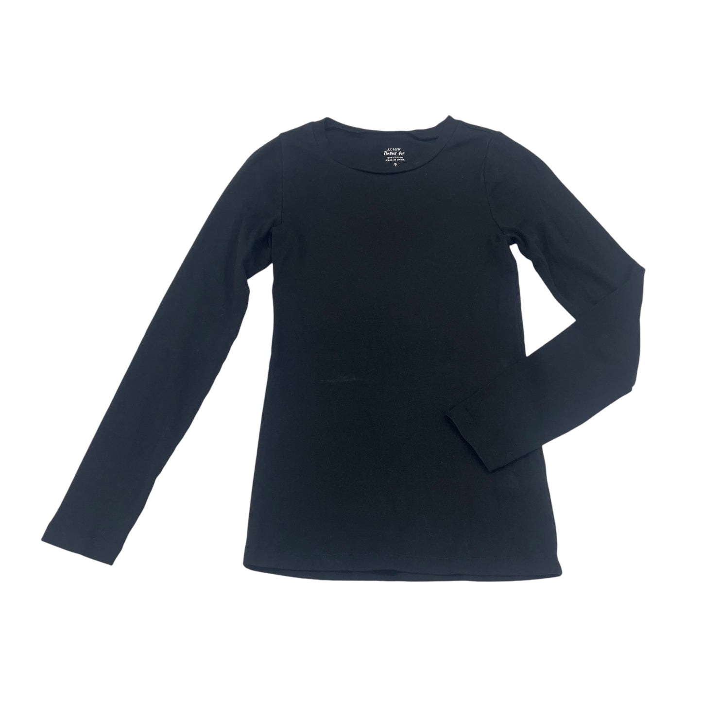 Top Ls Basic By J. Crew In Black, Size:S