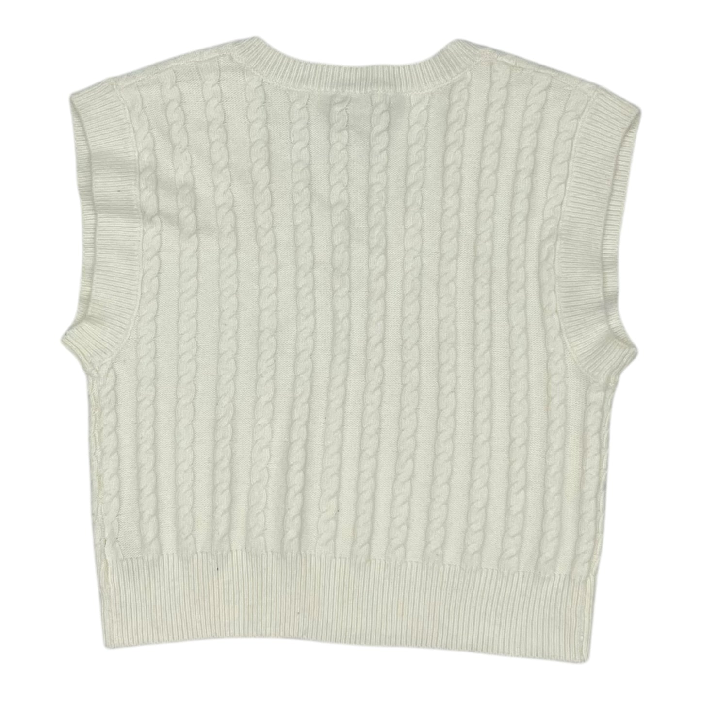 Vest Sweater By Cupcakes And Cashmere In Cream, Size:M