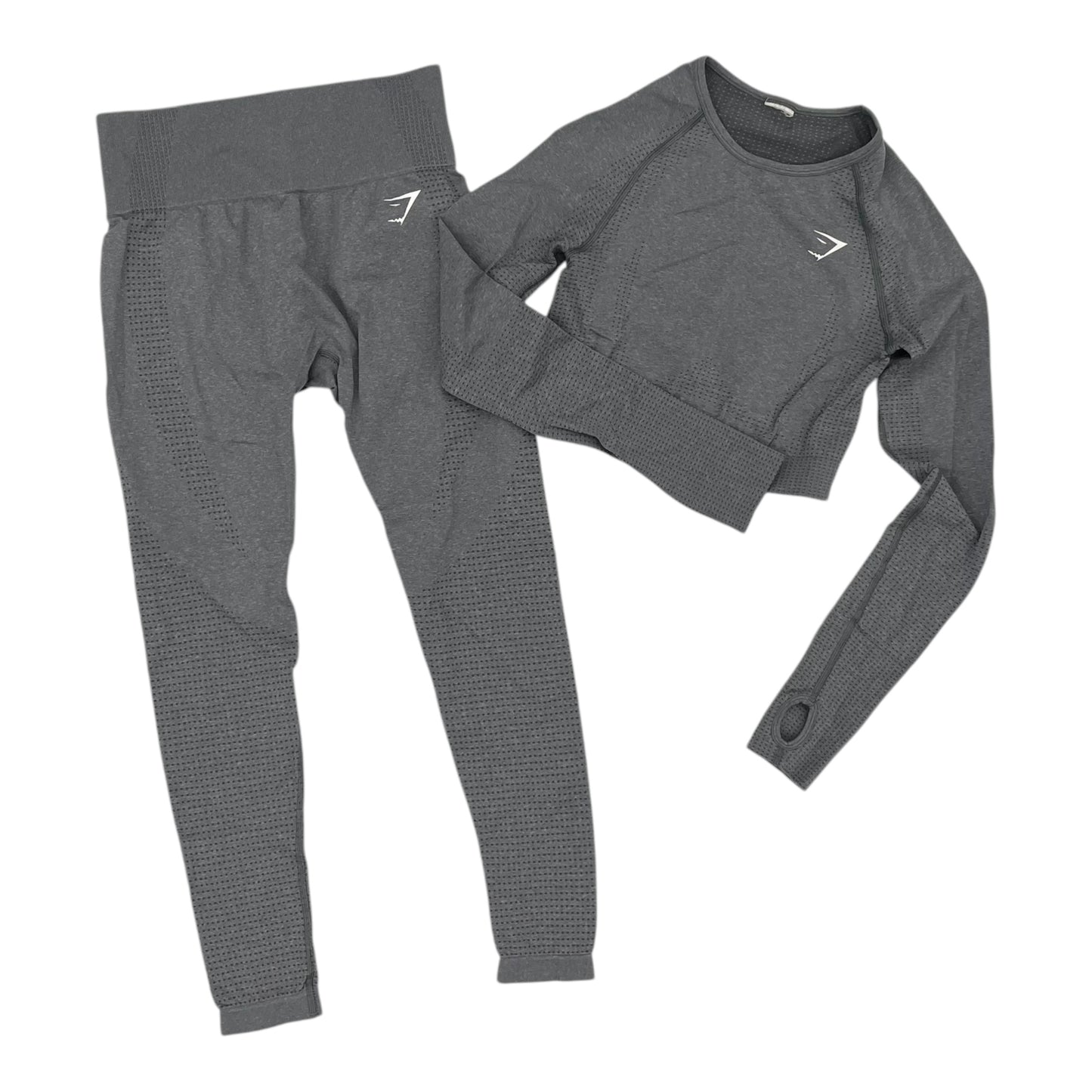 Athletic Pants 2Pc By Gym Shark In Grey, Size:S