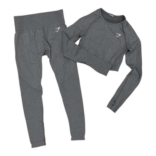 Athletic Pants 2Pc By Gym Shark In Grey, Size:S