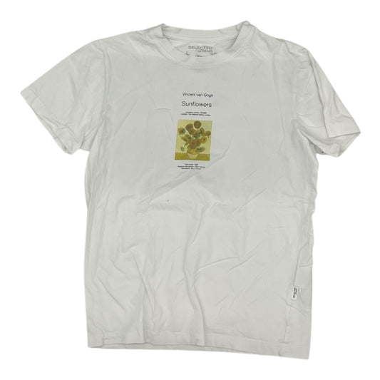 Top Ss By Clothes Mentor In White, Size:M