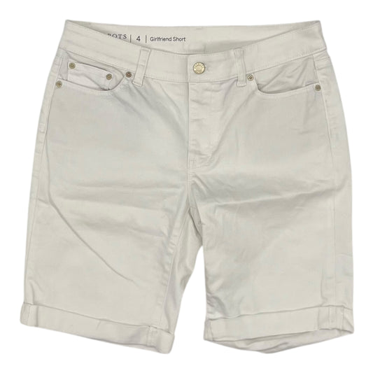 Shorts By Talbots In White Denim, Size:4