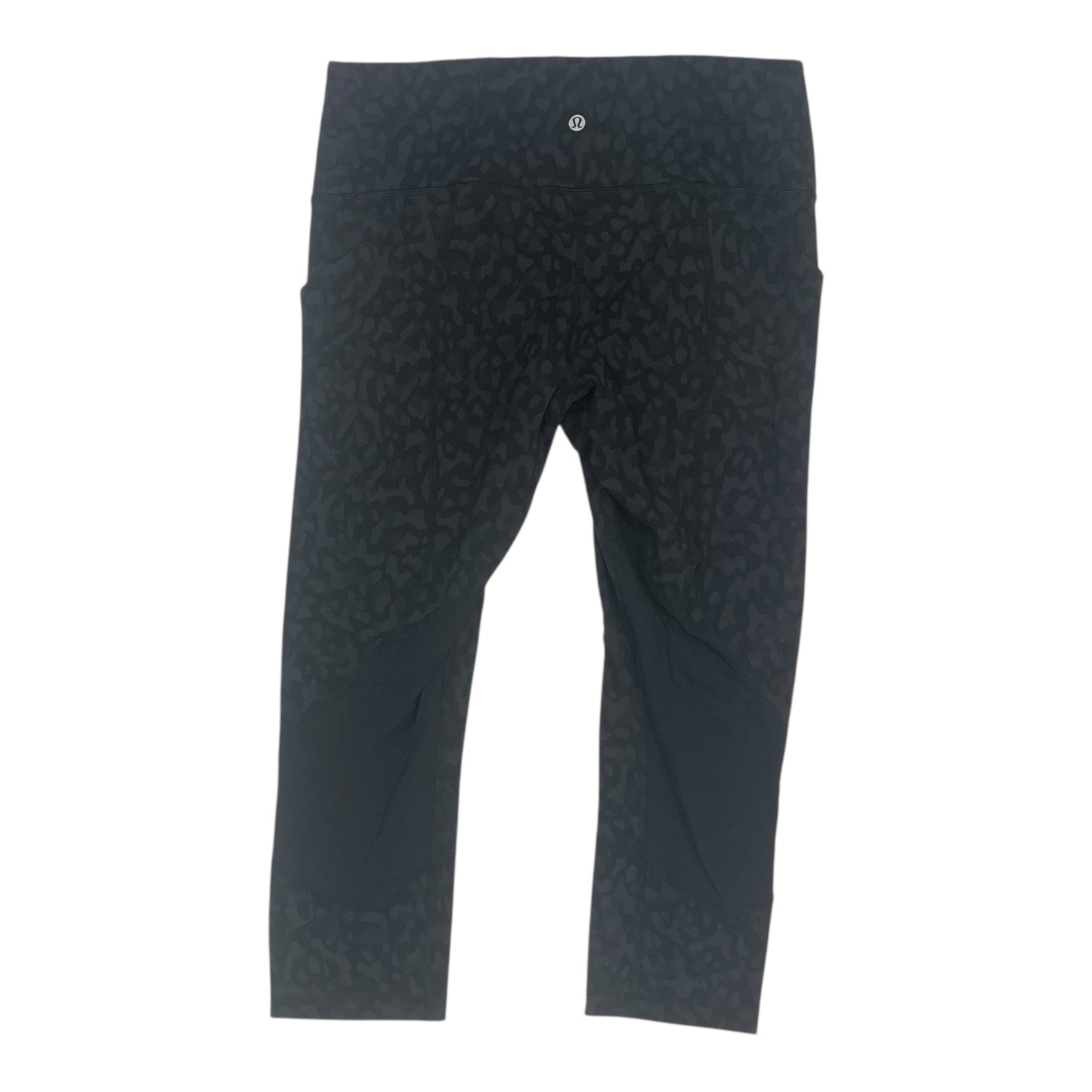 Athletic Leggings Capris By Lululemon In Black, Size:L