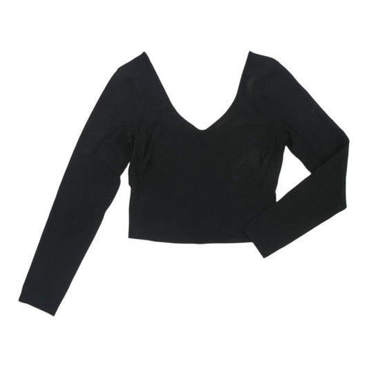 Athletic Top Ls Crewneck By Lululemon In Black, Size:S