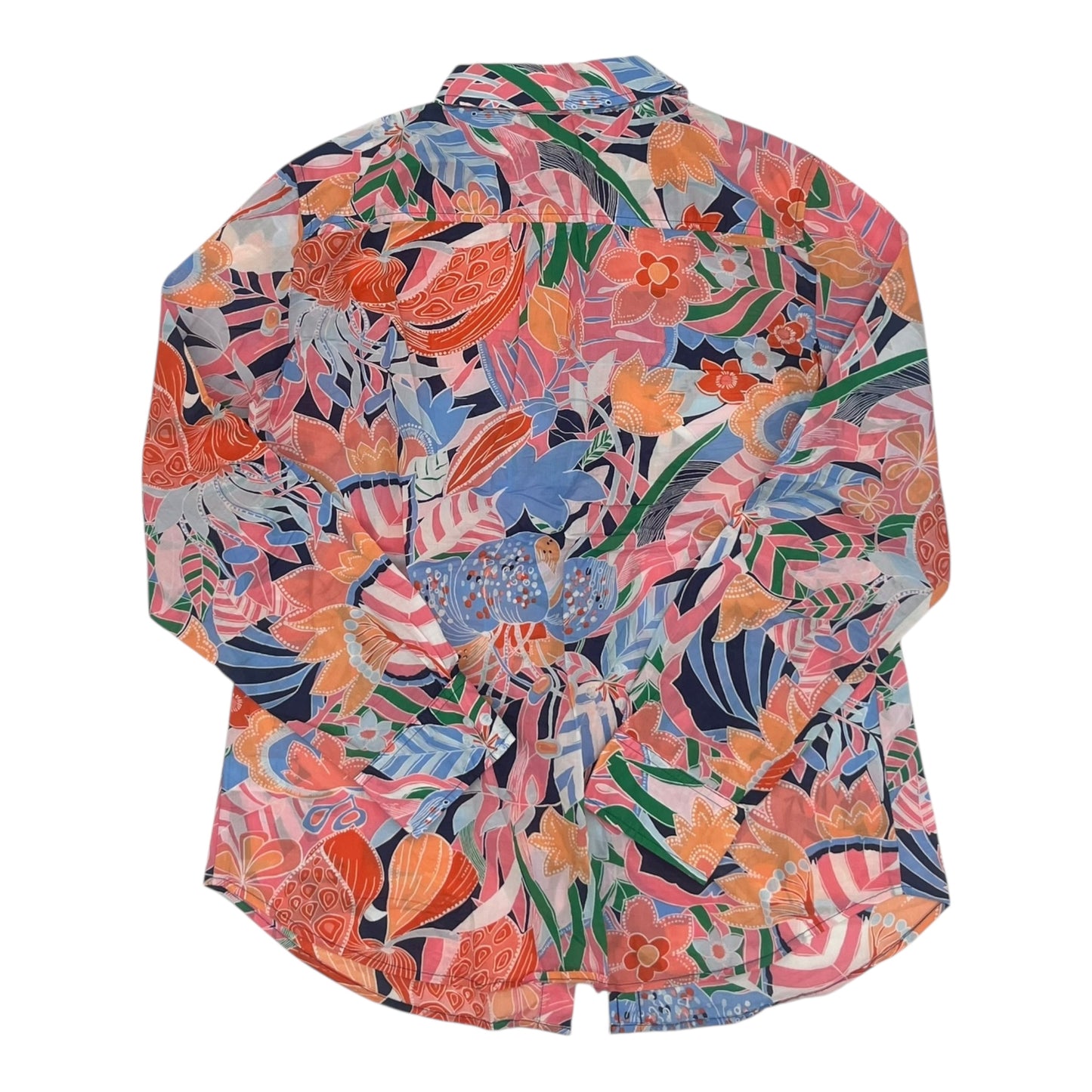 Blouse Ls By Talbots In Pink, Size:M