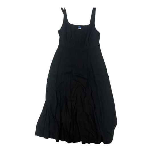 Dress Casual Midi By Old Navy In Black, Size:M