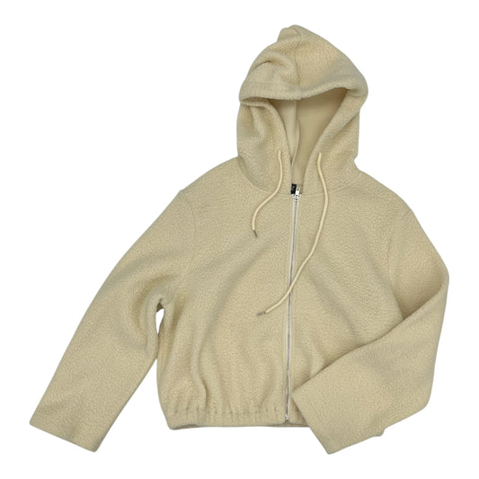 Jacket Faux Fur & Sherpa By Shein In Cream, Size:2X