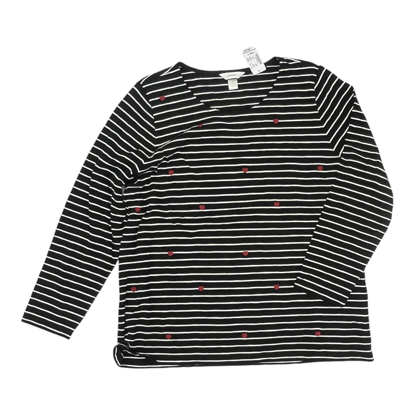 Top Ls By Cj Banks In Black, Size:1X