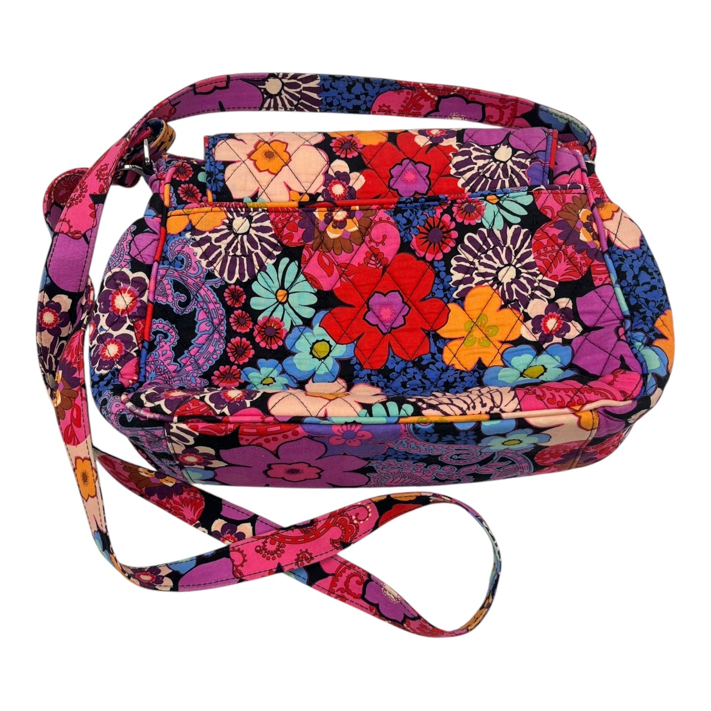 Crossbody By Vera Bradley In Floral Print, Size:Medium