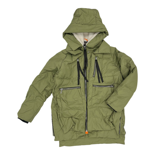 Coat Puffer & Quilted By Cmc In Green, Size:M