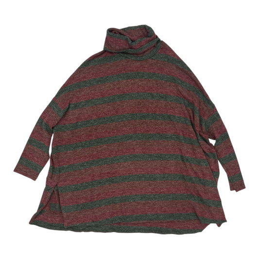 Top Ls By Clothes Mentor In Green & Red, Size:M