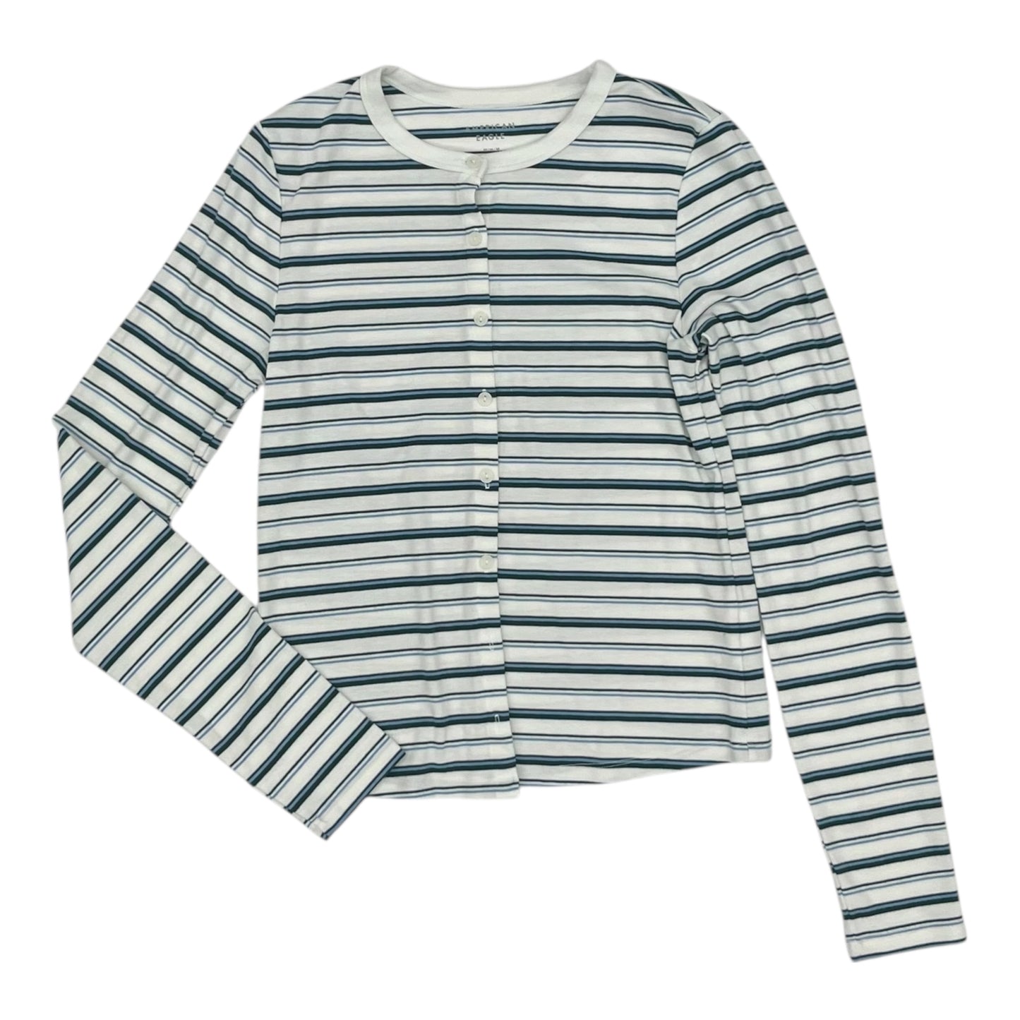 Cardigan By American Eagle In Striped Pattern, Size:M