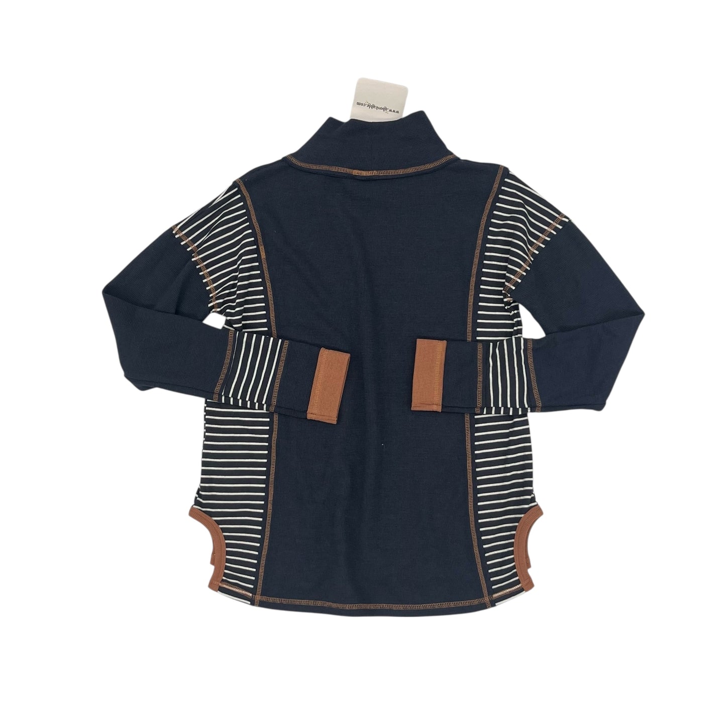 Top Ls By Hem & Thread In Blue, Size:M