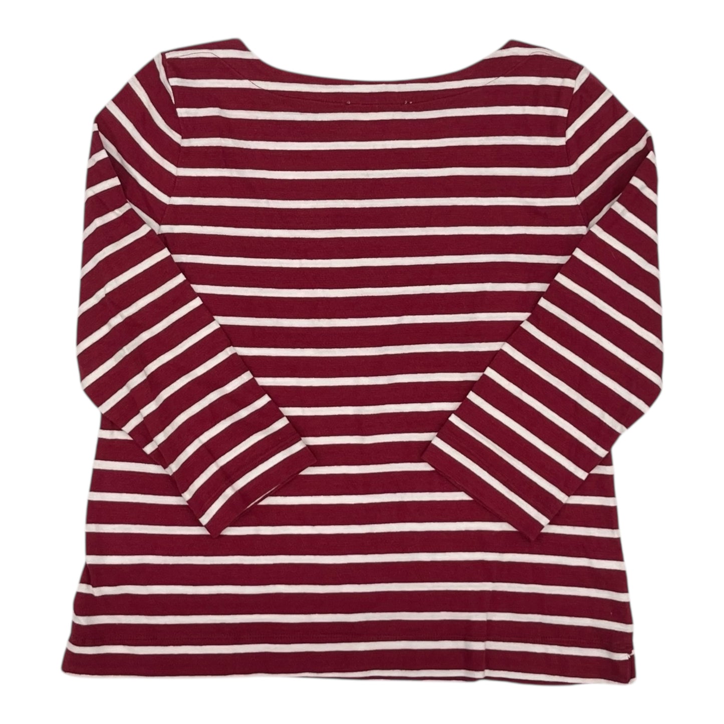 Top Ls By Loft In Red & White, Size:L