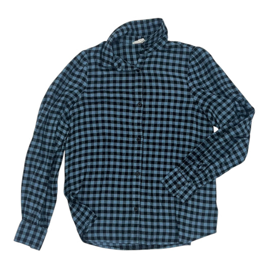Top Ls By Beachlunchlounge In Black & Blue, Size:S