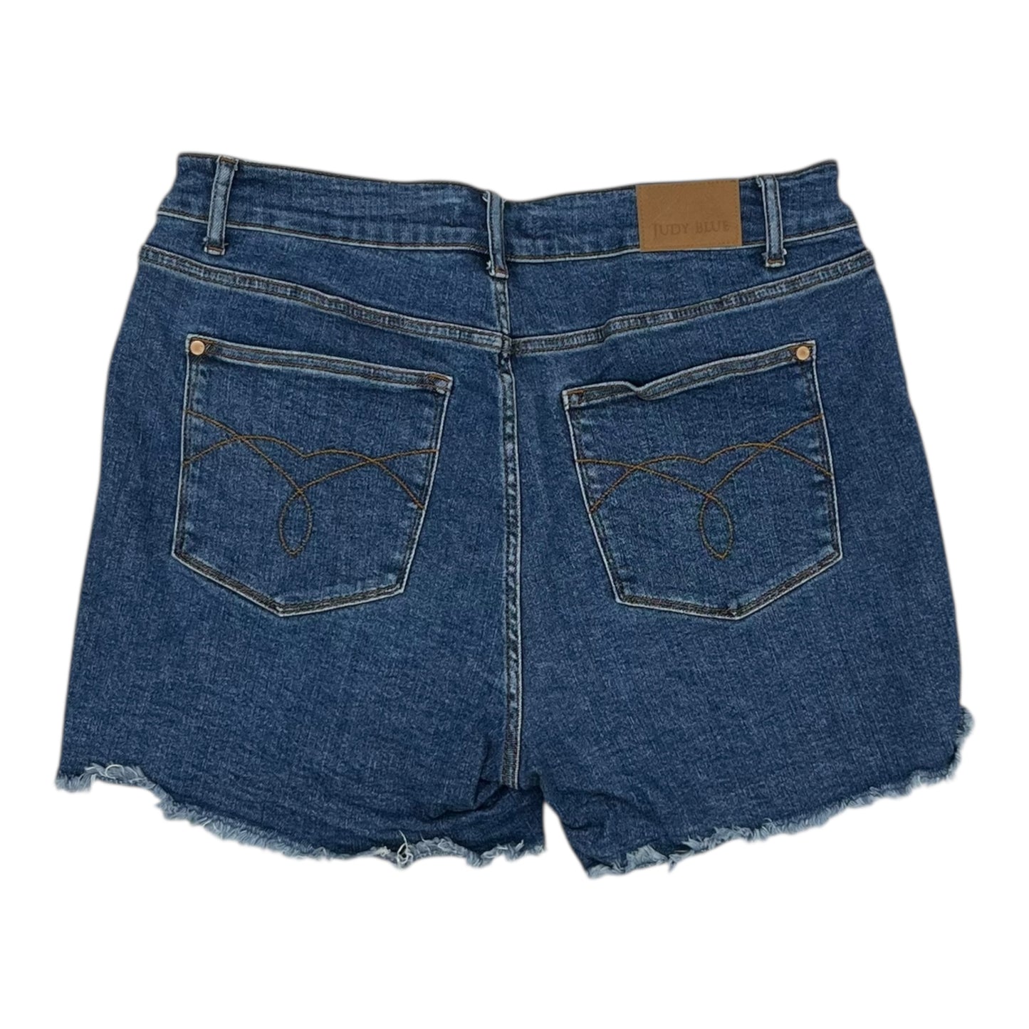 Shorts By Judy Blue In Blue Denim, Size:2X