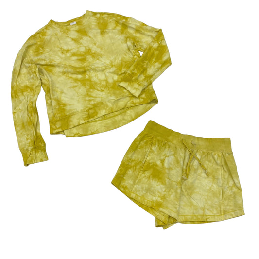 YELLOW LOUNGE SET SHORTS by ALL IN MOTION Size:M