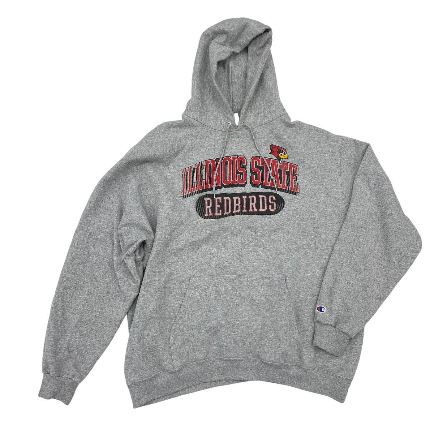 Athletic Sweatshirt Hoodie By Champion In Grey, Size:2X