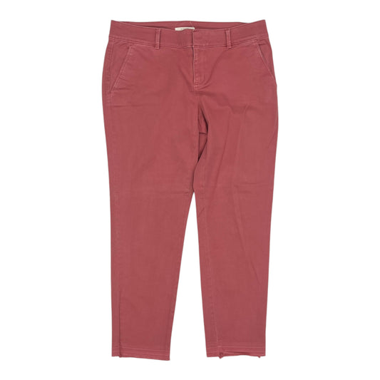 Pants Chinos & Khakis By Loft In Pink, Size:8