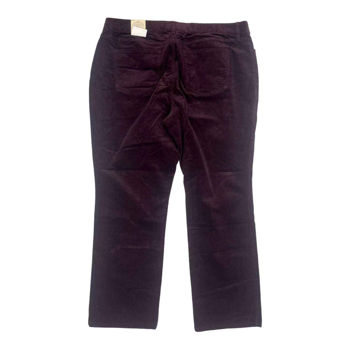 Pants Corduroy By St Johns Bay In Purple, Size:22