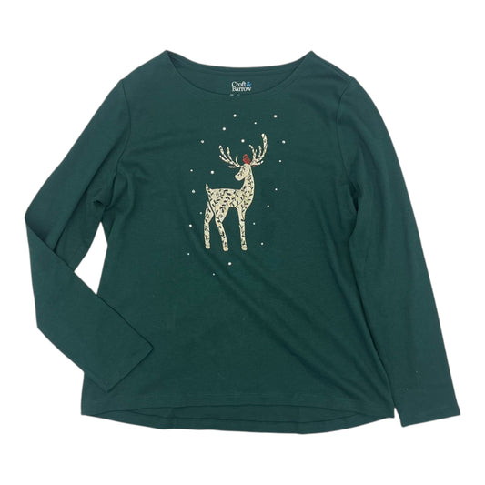 Top Ls By Croft And Barrow In Green, Size:L