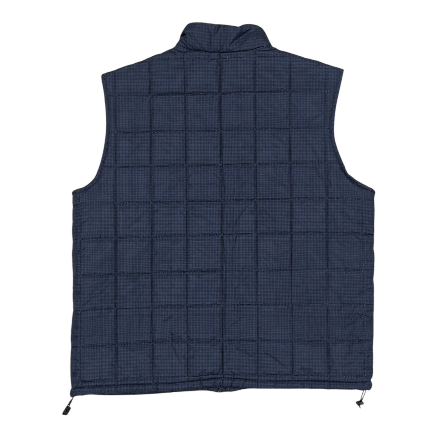 Vest Puffer & Quilted By Chaps In Black & Blue, Size:Xl