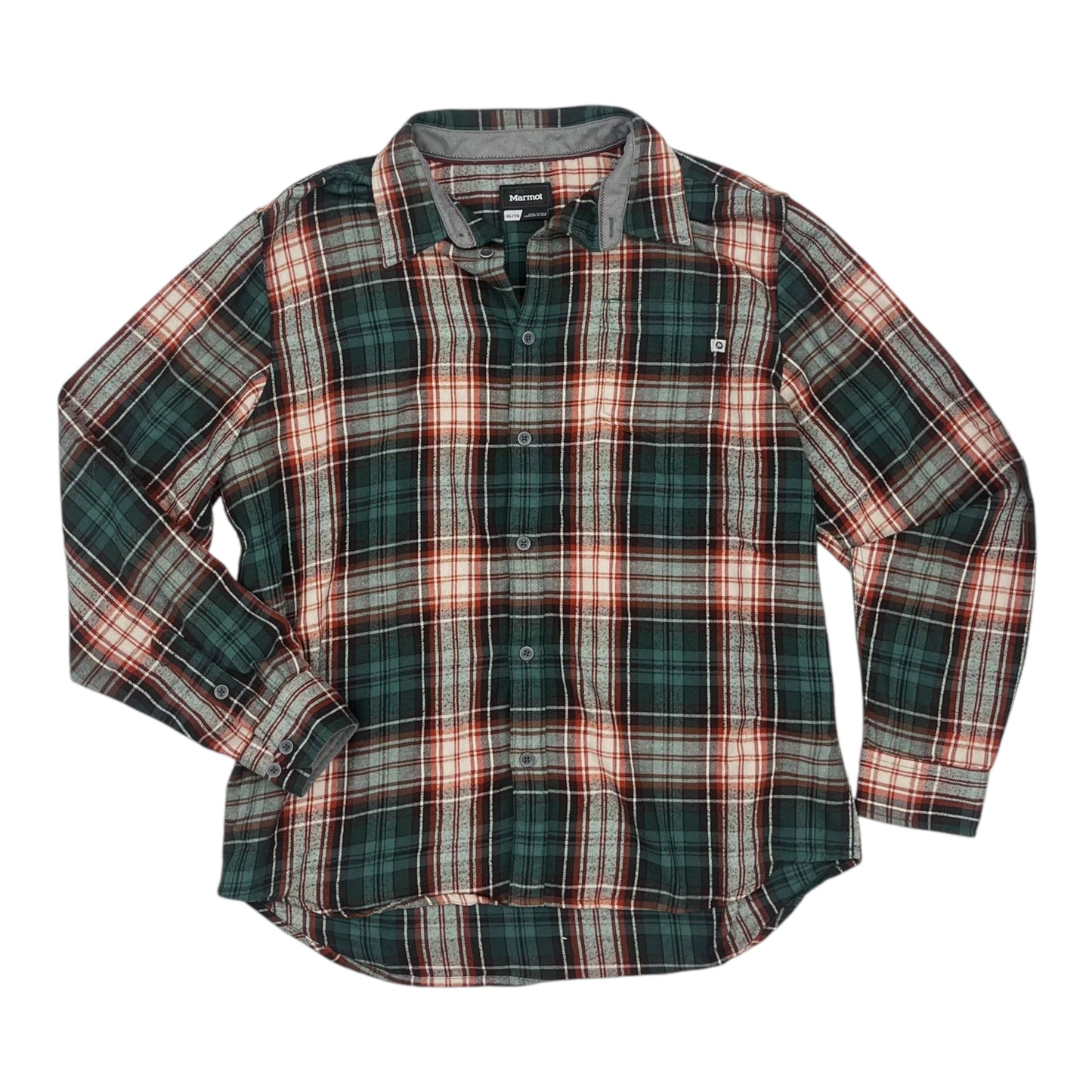 Top Ls By Marmot In Plaid Pattern, Size:Xl