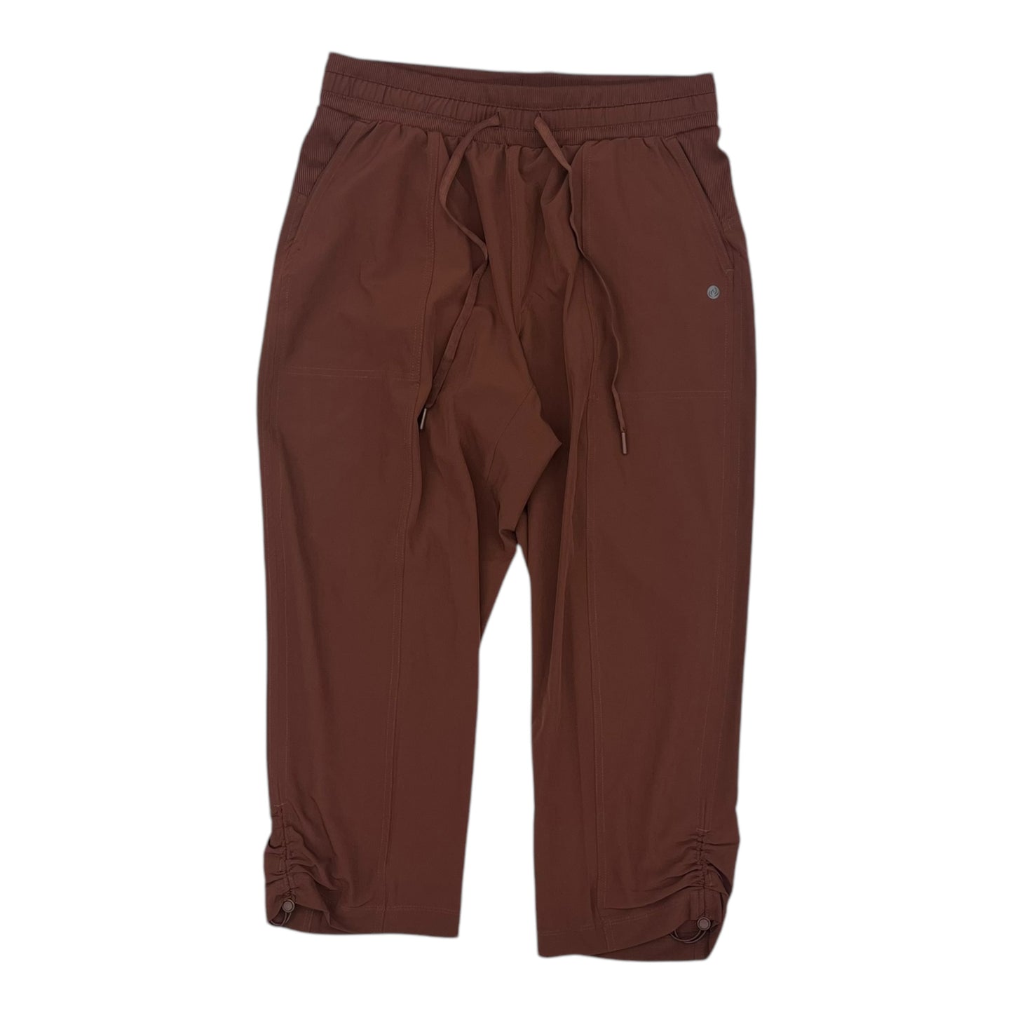 Athletic Capris By Apana In Brown, Size:M