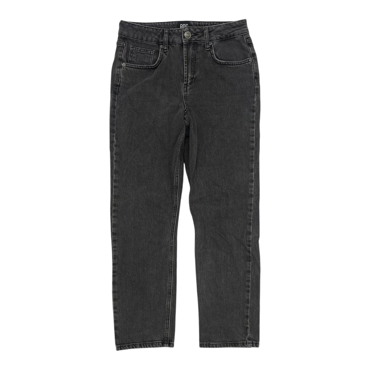 Jeans Straight By Bdg In Black Denim, Size:6