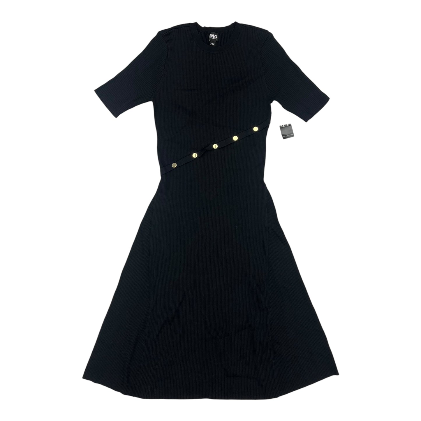 Dress Party Long By Inc In Black, Size:L