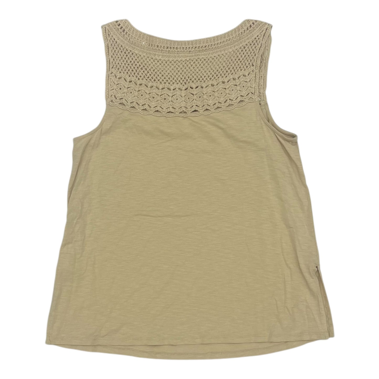 Top Sleeveless By J. Jill In Tan, Size:Sp