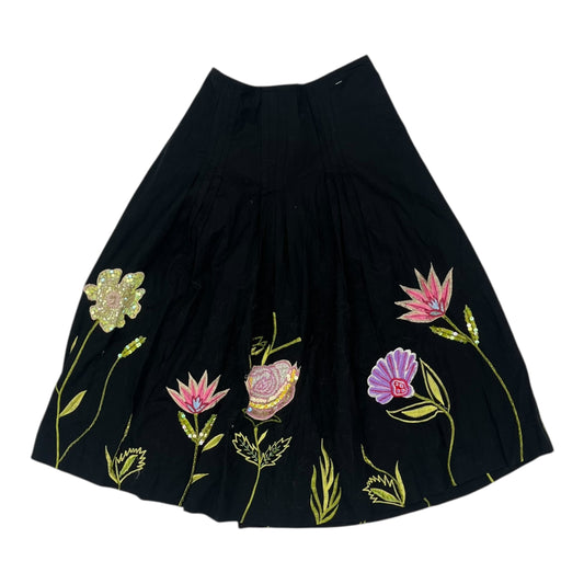 Skirt Midi By Clothes Mentor In Black, Size:2