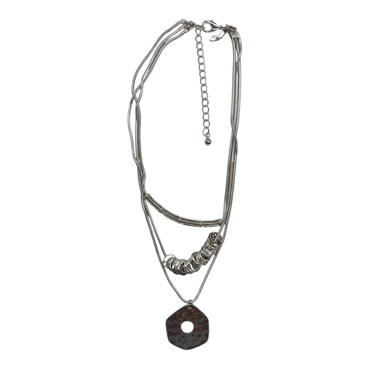 Necklace Layered By Chicos In Silver