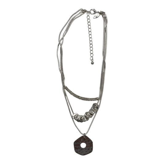 Necklace Layered By Chicos In Silver