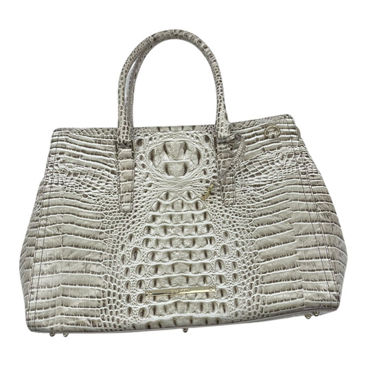 Handbag Designer By Brahmin In Cream, Size:Large