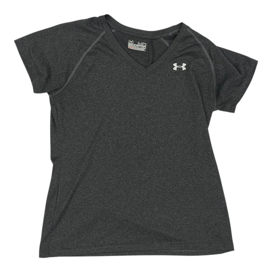 Athletic Top Ss By Under Armour In Grey, Size:M