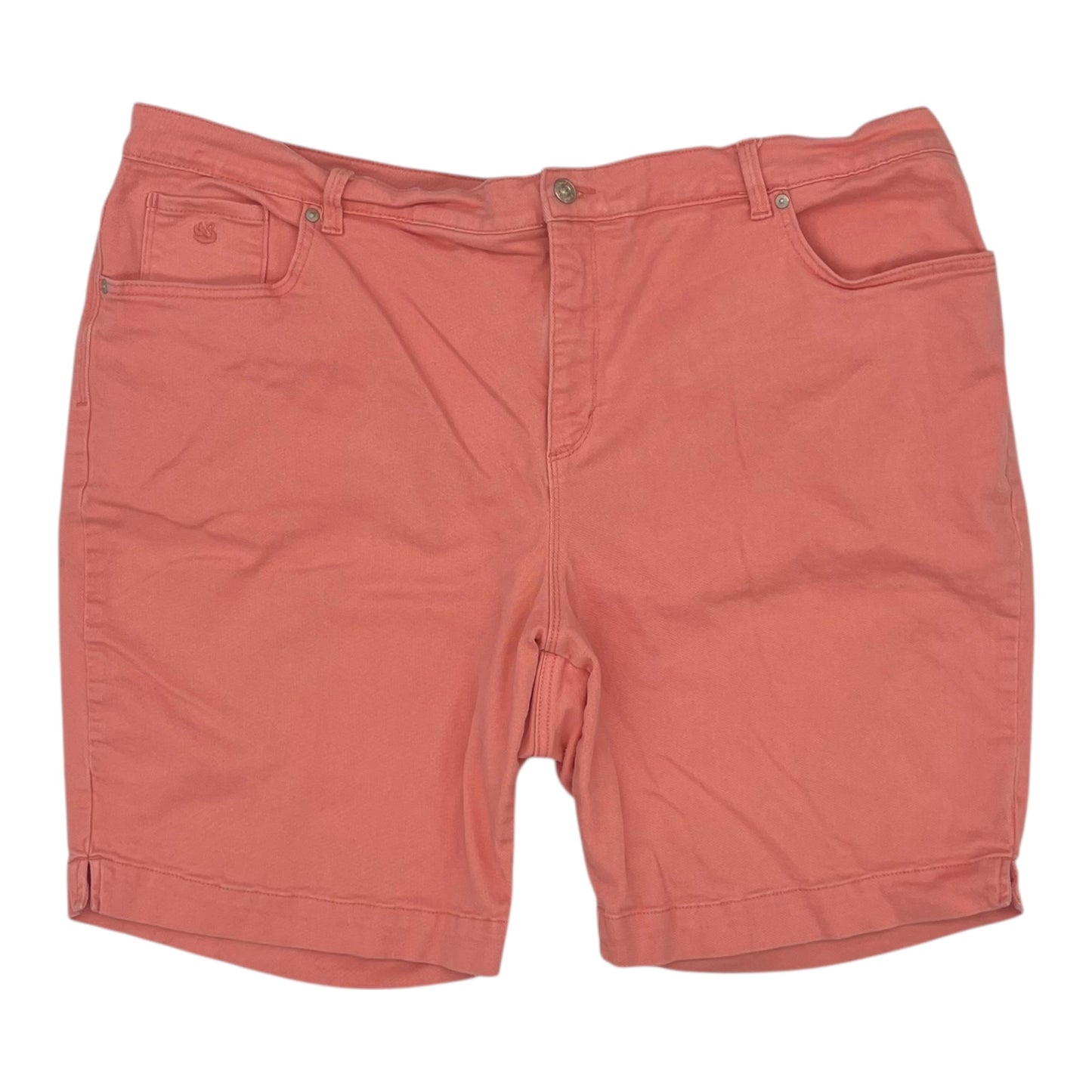 Shorts By Gloria Vanderbilt In Orange, Size:22